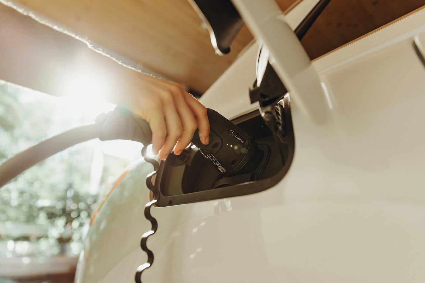 Recarga de vehículo eléctrico en el hogar